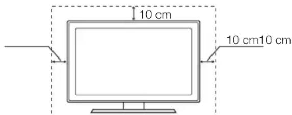 SAMSUNG HG48EC675CB - Absichern des Installationsbereichs - 1