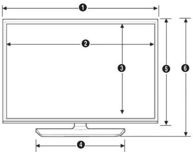 SAMSUNG HG48EC690DB - Abmessungen - 3