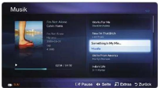 SAMSUNG PS51D450A2W - Wiedergeben von Musik - 1