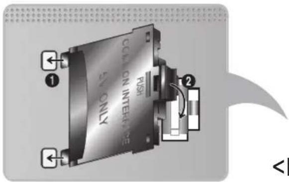 SAMSUNG PS51E8000GU - Gehen Sie folgendermaßen vor, um den CI- Kartenadapter anzuschließen: - 1
