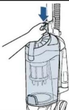 BISSELL Pet Hair Eraser 1650 - Cleaning & Replacing Bottom Post-Motor Filter - 3
