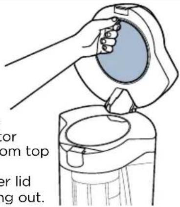 BISSELL Pet Hair Eraser 1650 - Cleaning & Replacing Top Pre-Motor Filters - 7