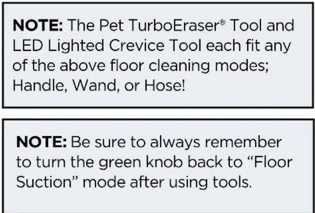 BISSELL Pet Hair Eraser 1650 - Above Floor Cleaning: Hose - 5