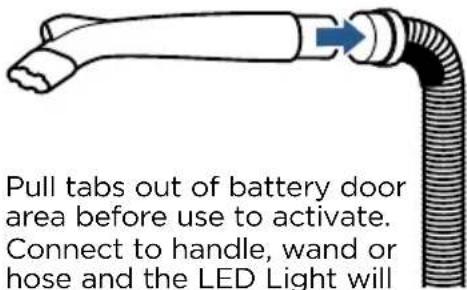 BISSELL Pet Hair Eraser 1650 - LED Lighted Crevice Tool - 2