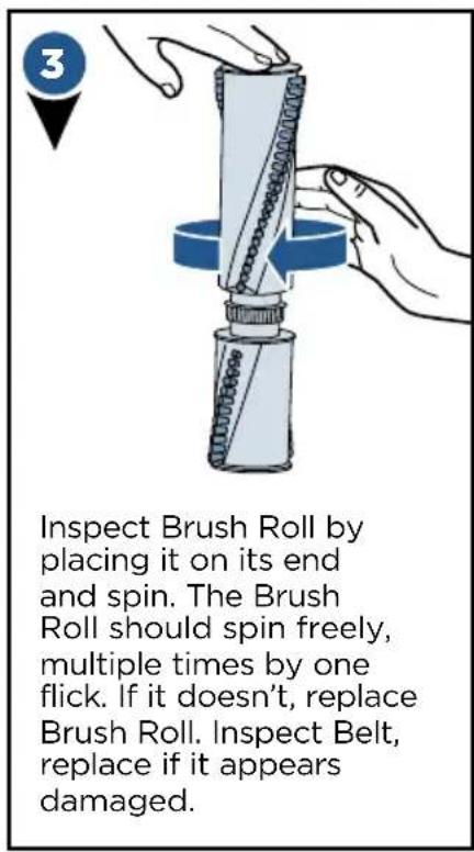 BISSELL Pet Hair Eraser Turbo Plus 2281 - Replace Brush and Belt - 4
