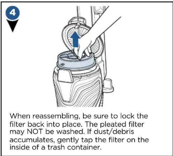 BISSELL Pet Hair Eraser Turbo Plus 2281 - WARNING - 4