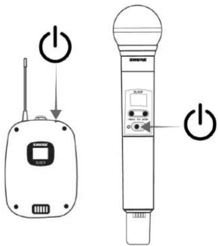 SHURE SLXD4 - Verwendung der Funktion „Guided Frequency Setup“ - 1