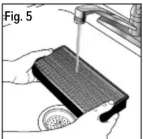 HONEYWELL AirGenius HFD310 - CLEANING THE PERMANENT, WASHABLE IFD FILTER (ALL MODELS) - 1
