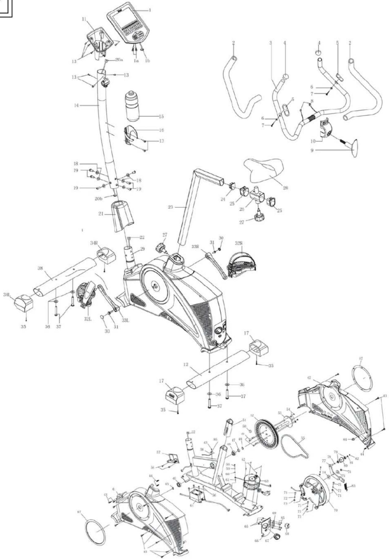CRIVIT IAN 74884 - Explosionszeichnung - 1