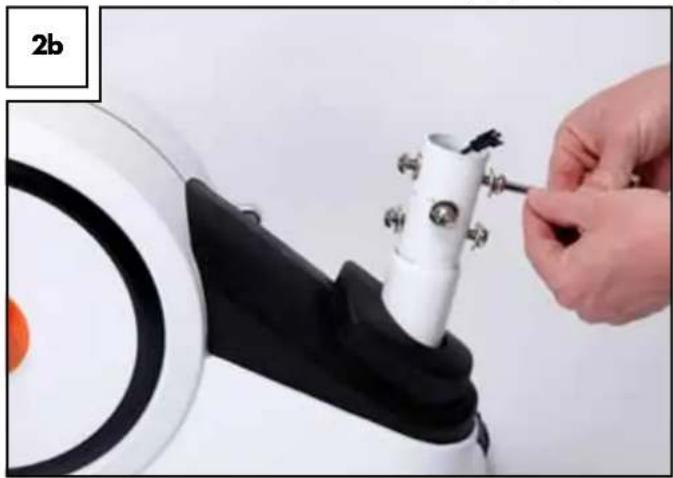 CRIVIT IAN 74884 - Assembling the handlebar post - 2