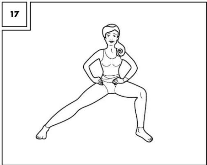 CRIVIT IAN 74884 - Stretching the inner thigh (Fig. 17) - 1
