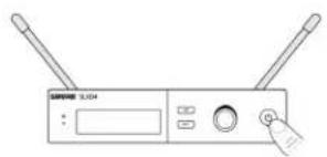 SHURE SLXD24/B87A - Einrichten des Empfängers - 4