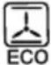 INVENTUM VFG6008WIT - VERWARMINGSFUNCTIE ECO- HETELUCHT - 12