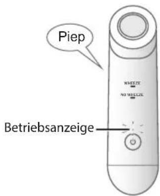 Piep WHEEZE NO WHEEZE Betriebsanzeige