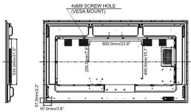 IIYAMA Prolite LH6542UHS - SPECIFICATIONS : ProLite LH8642UHS-B3 - 4