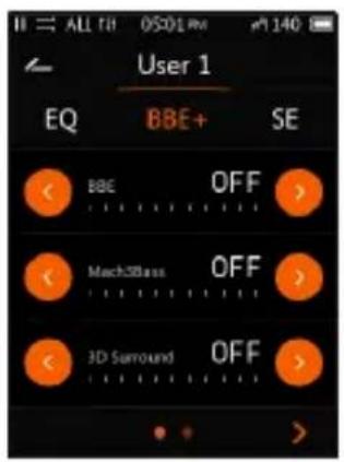 COWON Plenue D2 - Jeteffect 5-Einstellungen - 3