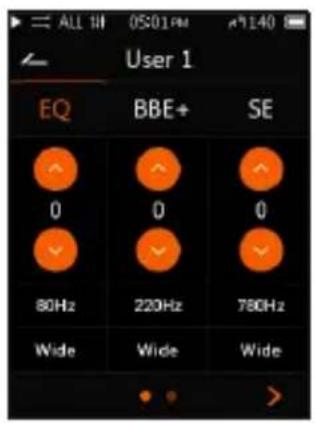 COWON Plenue D2 - Jeteffect 5-Einstellungen - 2