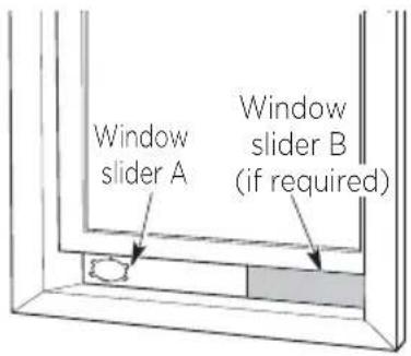 Arctic King WPPD10CW0N - Type 1: Hung window installation - 1
