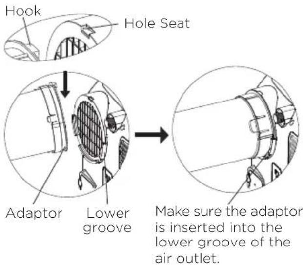 Arctic King WPPD10CW0N - Step One: Preparing the exhaust hose assembly - 1