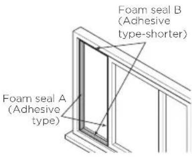 Arctic King WPPD10CW0N - Type 1: Hung window installation - 5