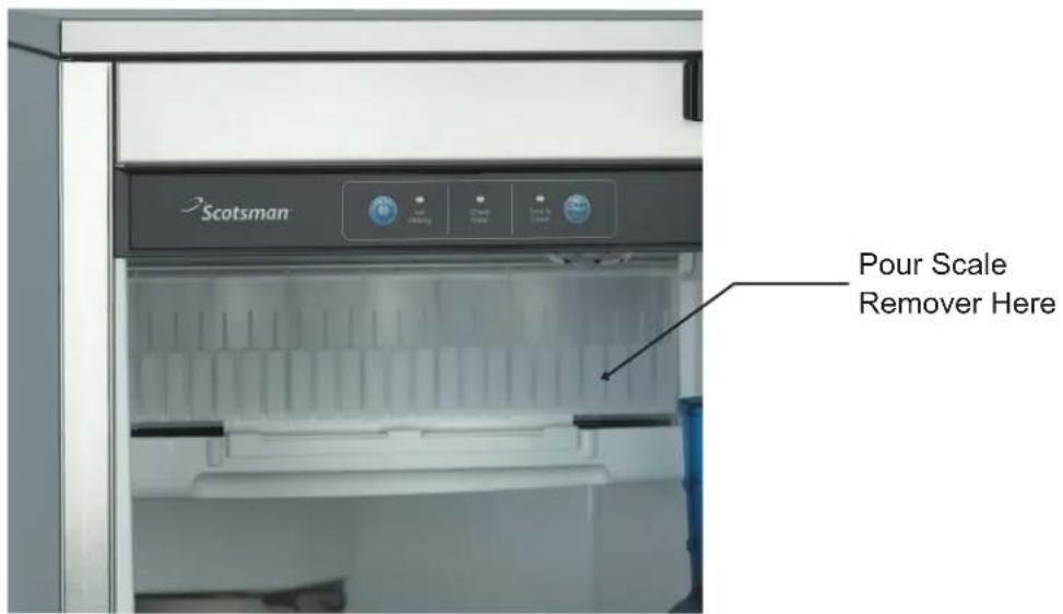 Scotsman SCCP50MB-1SU - How to remove scale from the ice making system - 2