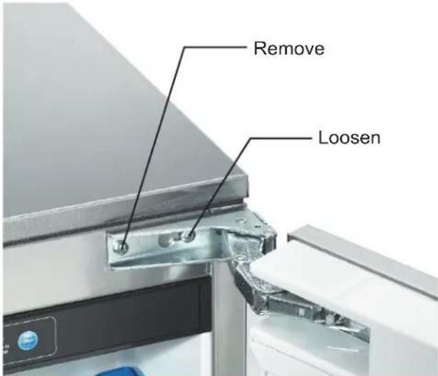 Scotsman SCCP50MB-1SU - Door swing change - 1