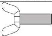 STIGA Baja Table Tennis Table T8562 - X 1/2" Phillips Pan Head Screws (12 pieces) - 1