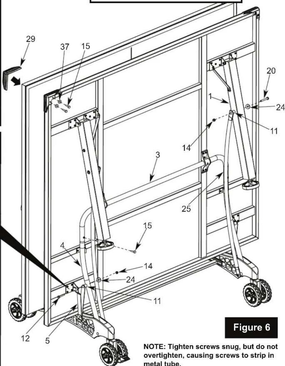 29 37 15 1 20 24 11 14 3 25 15 4 14 24 12 5 11 Figure 6 NOTE: Tighten screws snug, but do not overtighten, causing screws to strip in metal tube.