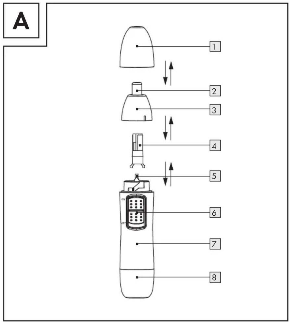 A 1 2 3 4 5 6 7 8