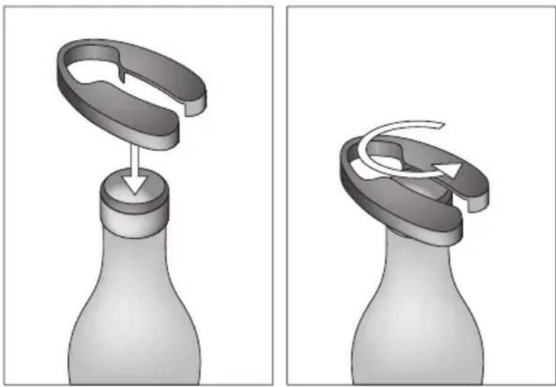 SILVERCREST KH 1219 - Using the wine bottle opener - 1