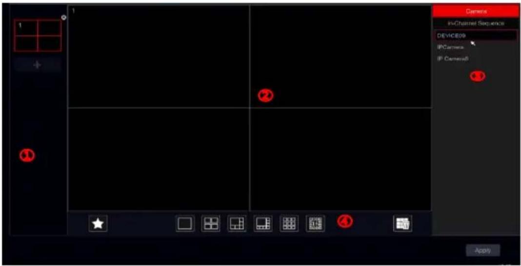 Provision-ISR SH-16200A5-5L(MM) - Layout settings: - 1