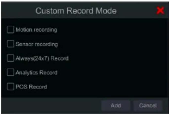 Provision-ISR SH-16200A5-5L(MM) - ➢ Auto Mode: The standard setting will include the following presets: - 2