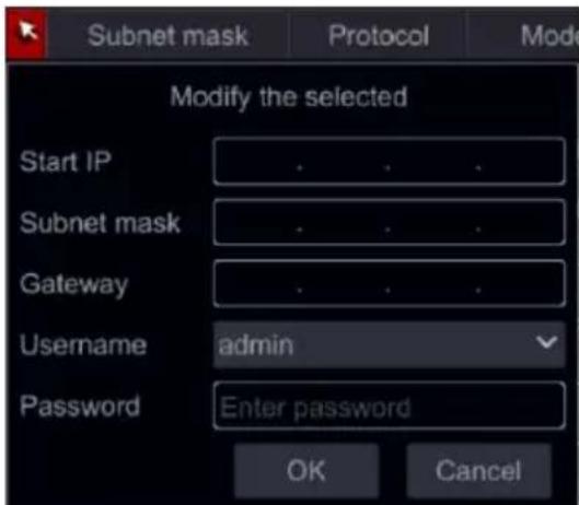 Provision-ISR SH-16200A5-5L(MM) - Editing IP Address of Several Cameras - 1