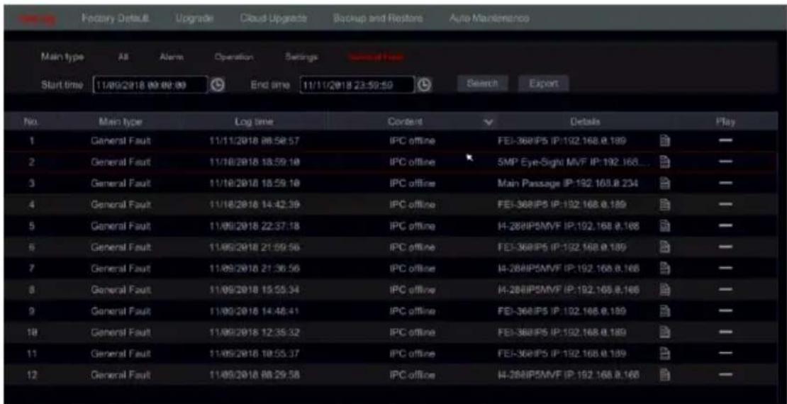 Provision-ISR SH-16200A5-5L(MM) - View Log - 1