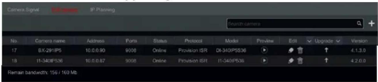 Provision-ISR SH-16200A5-5L(MM) - Edit Camera's General Parameters - 2