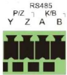 Provision-ISR SH-16200A5-5L(MM) - RS485 Connection (Availability depends on model): - 1