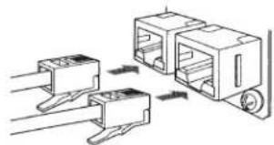 YAMAHA DCP4V4S-US - ③ Connect RJ-45 connectors of the control panel and [DCP] connectors of the host device using Ethernet cables. - 1