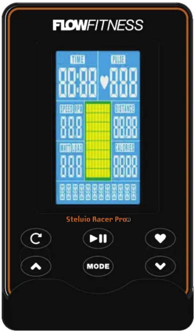 Flow Fitness Stelvio Racer Pro i - Use of the computer - 1