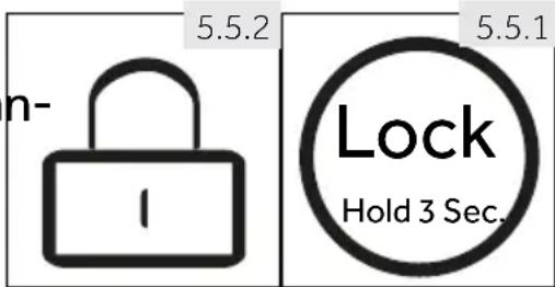 n- 5.5.2 5.5.1 Lock Hold 3 Sec.