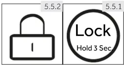 5.5.2 Lock Hold 3 Sec 5.5.1