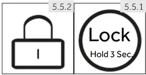 5.5.2 5.5.1 Lock Hold 3 Sec.