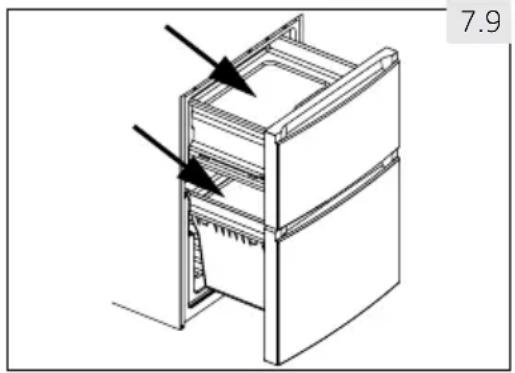 HAIER HTR3619FNMN - Casier de pré-congélation - 1