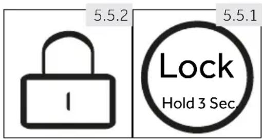 5.5.2 5.5.1 Lock Hold 3 Sec.
