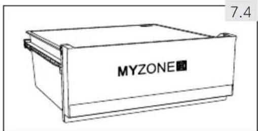 HAIER HTR3619FNMN - MyZone rekesz - 1