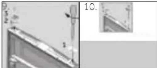 HAIER HTR3619FNMN - Montage stappen (Afb. 10.9): - 5