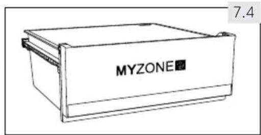 HAIER HTR3619FNMN - Zdejmowane półki na drzwiach - 2