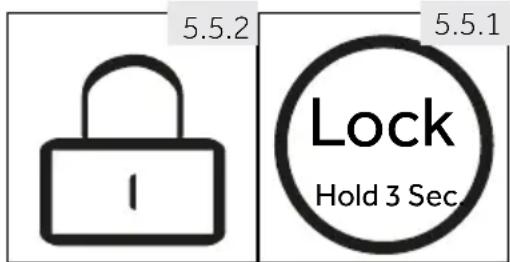 5.5.2 5.5.1 Lock Hold 3 Sec.