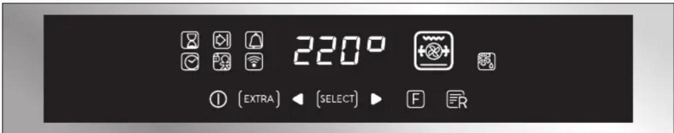 220° [ EXTRA ] ◀ [ SELECT ] ▶ F E