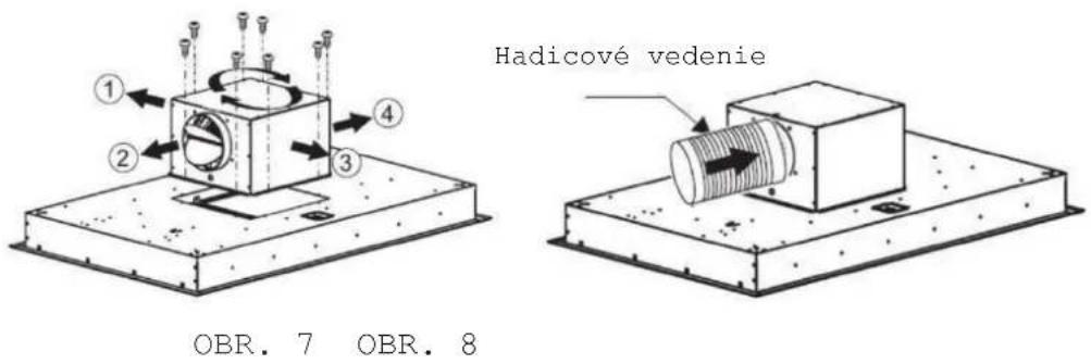 Hadicové vedenie OBR. 7 OBR. 8
