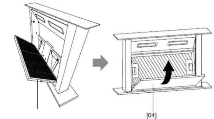 HOOVER HDD9800/1B - Fixation des filtres - 2